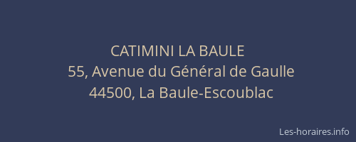 CATIMINI LA BAULE