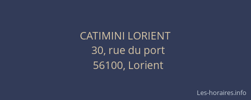 CATIMINI LORIENT