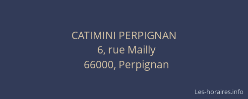 CATIMINI PERPIGNAN