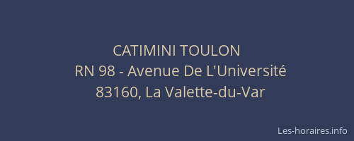 CATIMINI TOULON