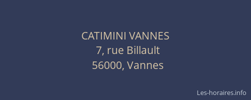CATIMINI VANNES