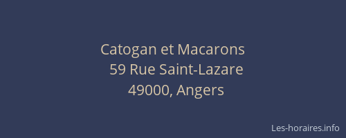 Catogan et Macarons