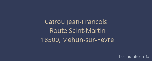 Catrou Jean-Francois