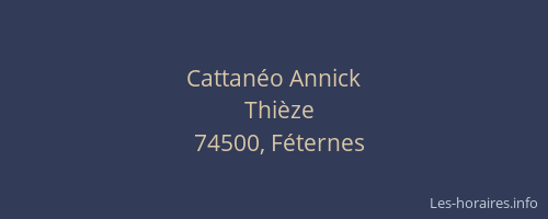 Cattanéo Annick