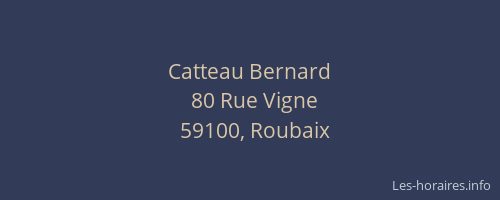 Catteau Bernard