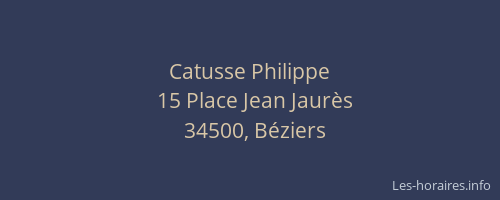 Catusse Philippe