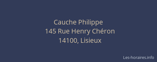 Cauche Philippe