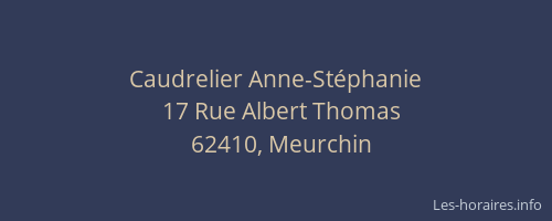Caudrelier Anne-Stéphanie
