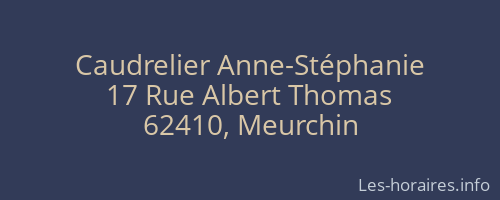 Caudrelier Anne-Stéphanie