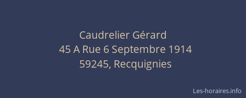 Caudrelier Gérard
