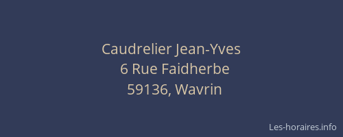Caudrelier Jean-Yves