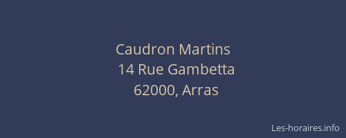Caudron Martins