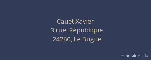 Cauet Xavier