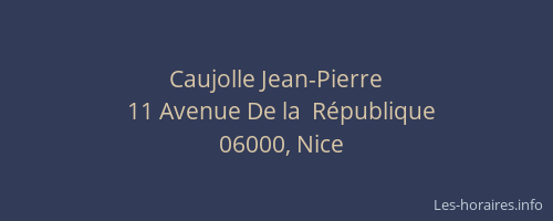 Caujolle Jean-Pierre
