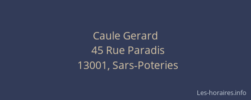 Caule Gerard