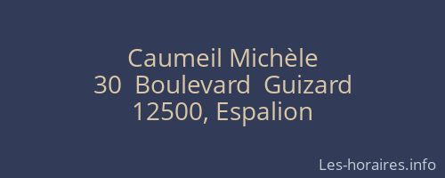 Caumeil Michèle