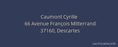 Caumont Cyrille