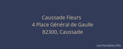 Caussade Fleurs