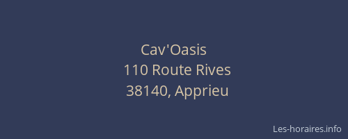Cav'Oasis