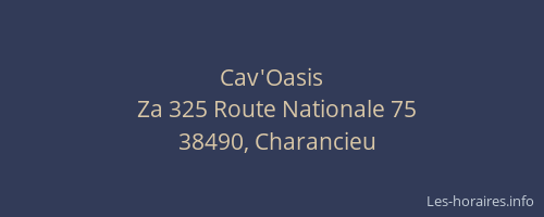 Cav'Oasis