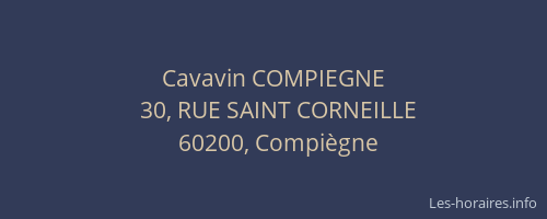 Cavavin COMPIEGNE