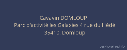 Cavavin DOMLOUP