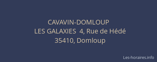 CAVAVIN-DOMLOUP