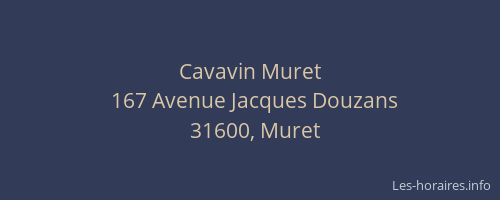 Cavavin Muret