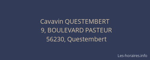 Cavavin QUESTEMBERT