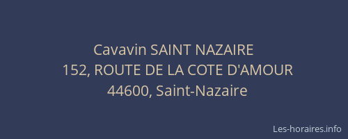Cavavin SAINT NAZAIRE