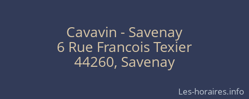 Cavavin - Savenay