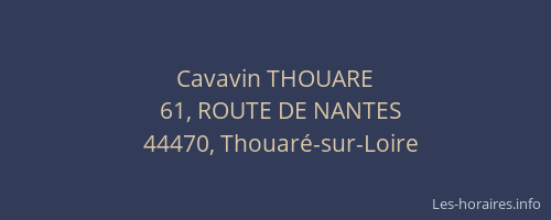 Cavavin THOUARE