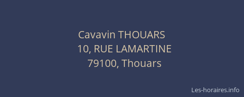 Cavavin THOUARS