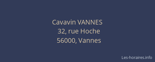Cavavin VANNES