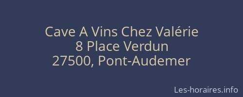 Cave A Vins Chez Valérie