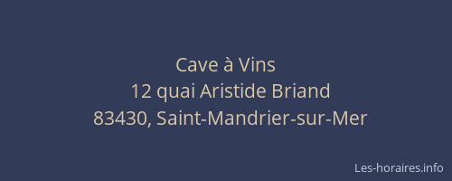 Cave à Vins