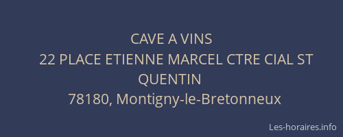 CAVE A VINS