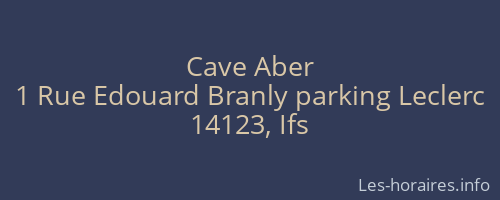 Cave Aber