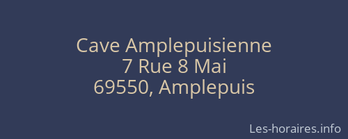Cave Amplepuisienne