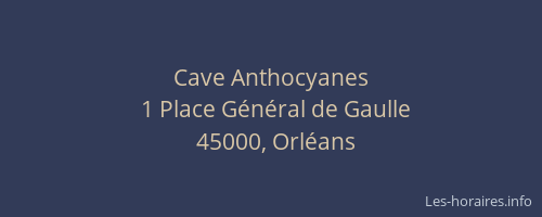 Cave Anthocyanes
