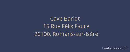 Cave Bariot
