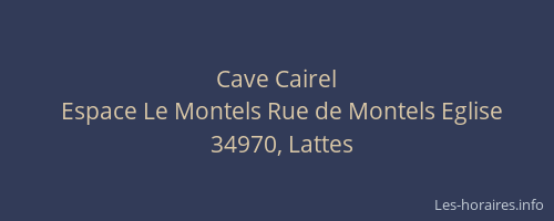Cave Cairel