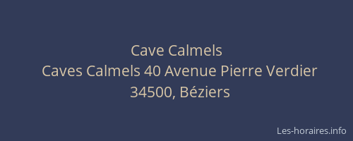 Cave Calmels