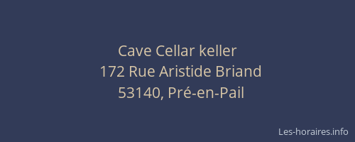Cave Cellar keller