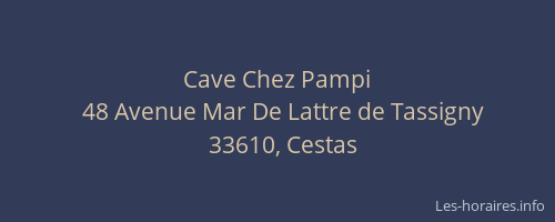 Cave Chez Pampi