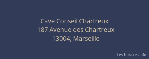 Cave Conseil Chartreux