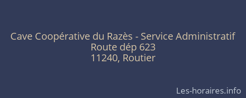 Cave Coopérative du Razès - Service Administratif