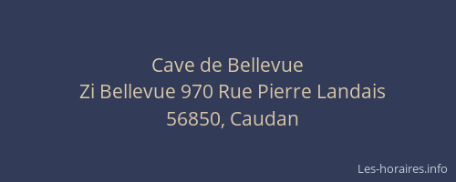 Cave de Bellevue