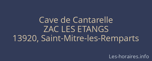 Cave de Cantarelle