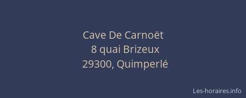 Cave De Carnoët